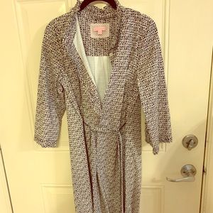 NWOT Lilly Pulitzer Navy and White Shirt Dress 10